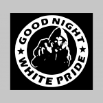 Good Night White Pride - čierna zimná letecká bunda BOMBER s límcom, typ CWU z pevného materiálu s masívnym zipsom na zapínanie 100%nylón, čiastočne vodeodolná  